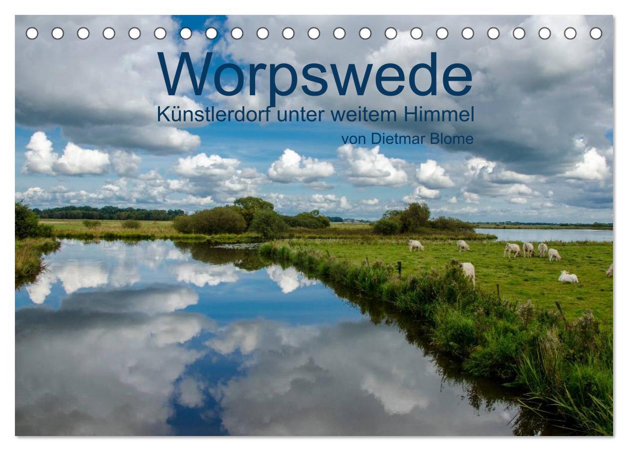 Cover: 9783435603480 | Worpswede - Künstlerdorf unter weitem Himmel (Tischkalender 2025...