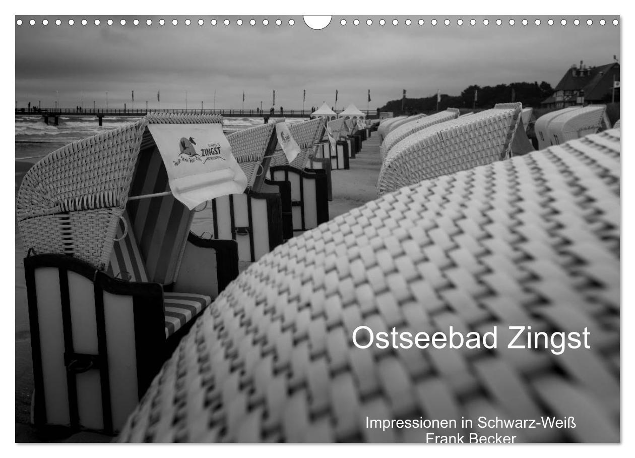 Cover: 9783435511914 | Ostseebad Zingst - Impressionen in Schwarz-Weiß (Wandkalender 2025...