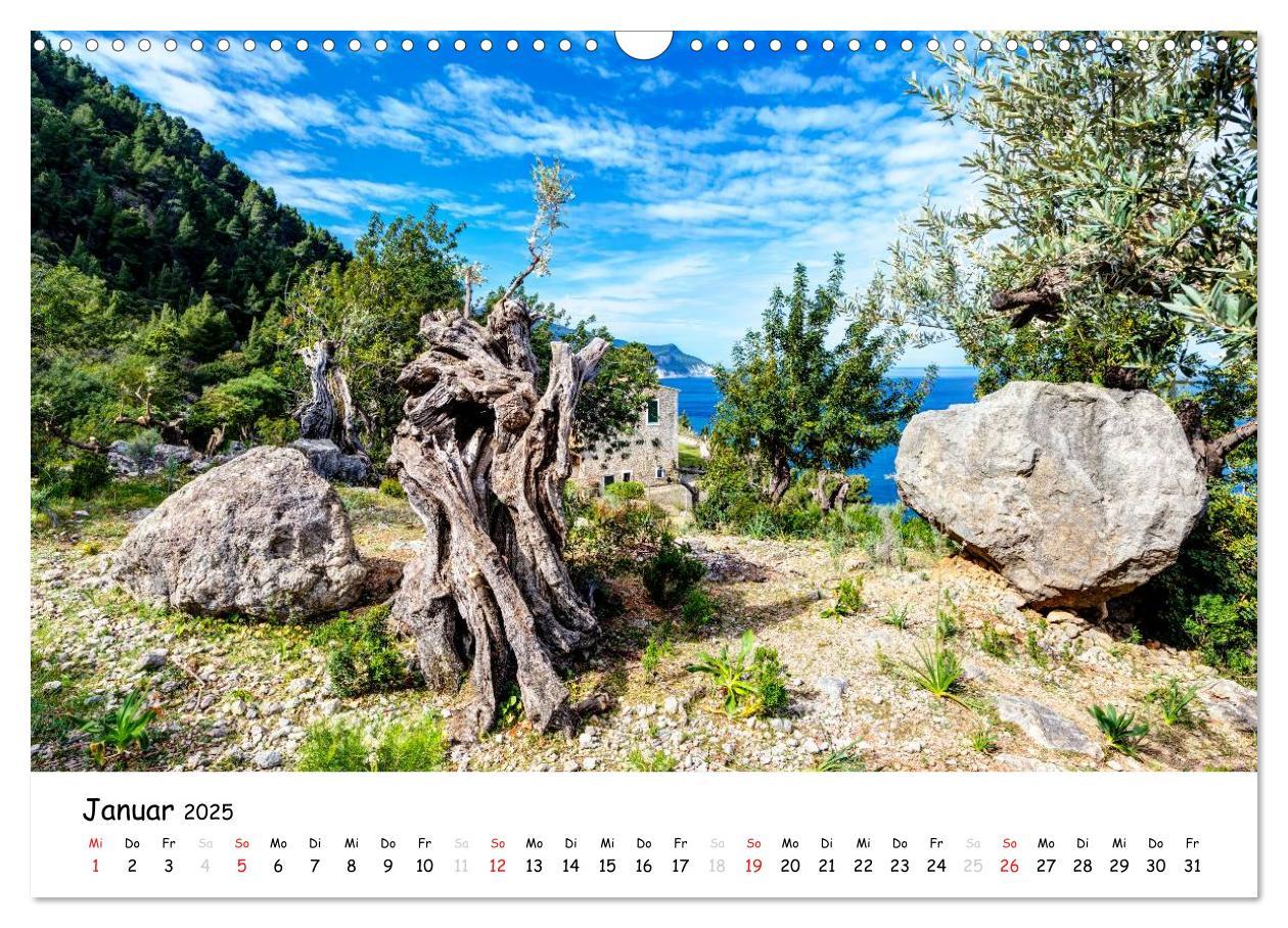 Bild: 9783435609338 | Wildes und romantisches Mallorca (Wandkalender 2025 DIN A3 quer),...