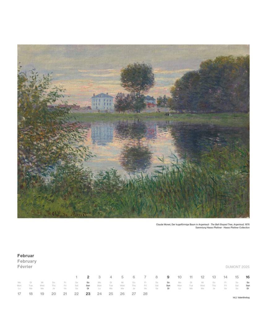 Bild: 4250809653334 | DUMONT - Impressionismus 2025 Wandkalender, 34,5x40cm,...