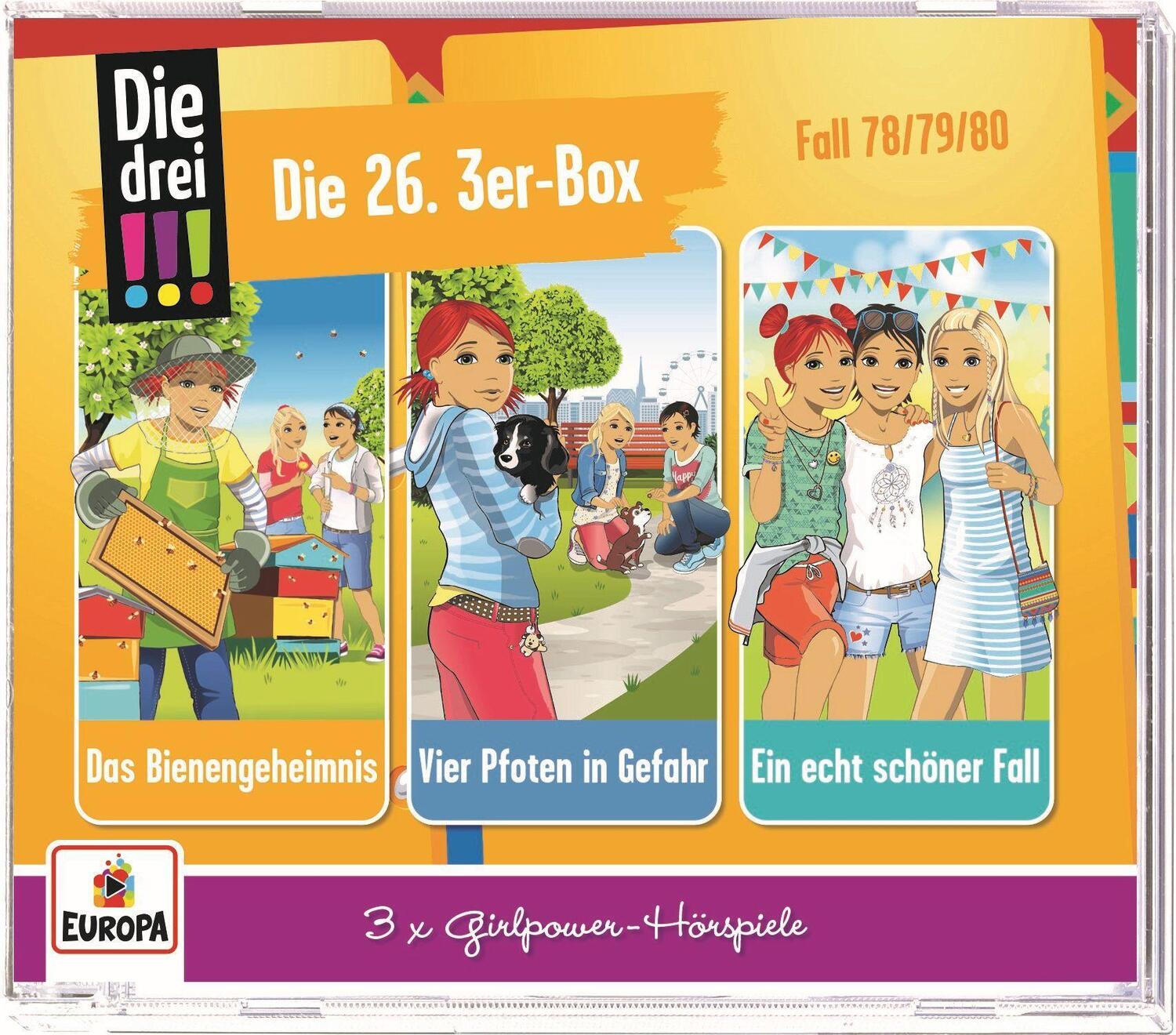 Cover: 9783803262189 | Die drei !!! 3er Box - Folgen 78-80 (3 Audio-CDs) | Audio-CD | Deutsch