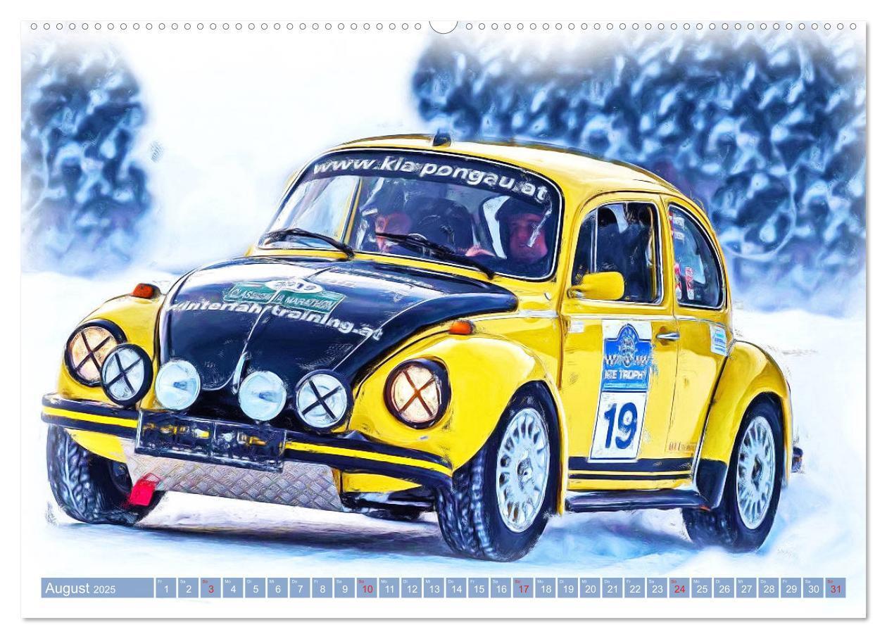 Bild: 9783435233007 | Rallye-Klassiker auf Eis (Wandkalender 2025 DIN A2 quer), CALVENDO...