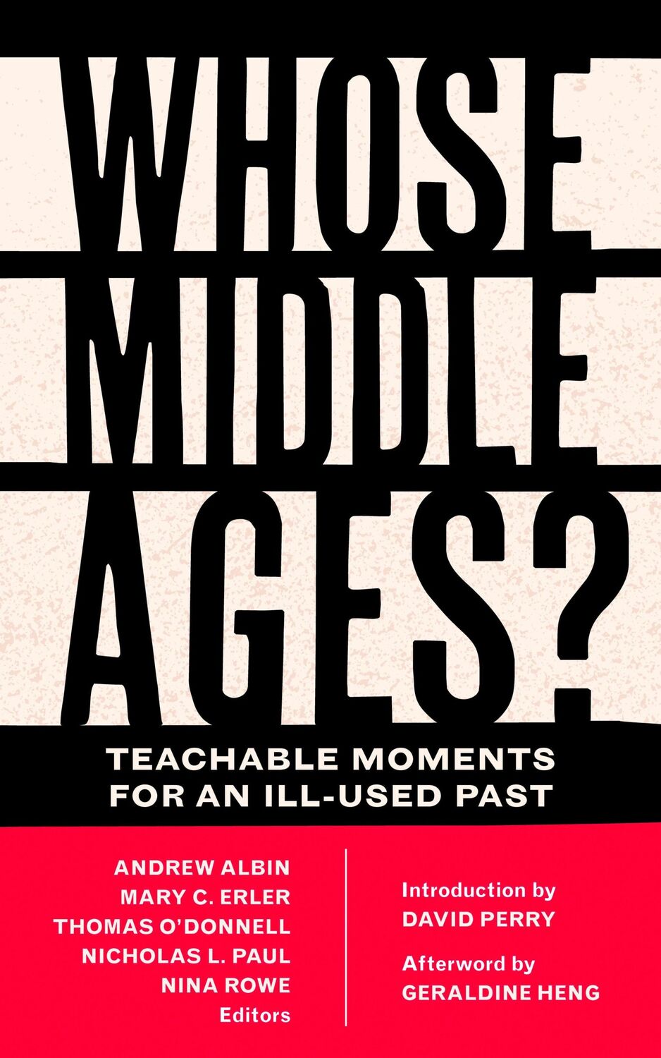 Cover: 9780823285563 | Whose Middle Ages? | Teachable Moments for an Ill-Used Past | Buch