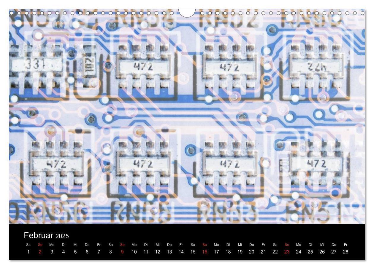 Bild: 9783435828685 | Computer ganz nah (Wandkalender 2025 DIN A3 quer), CALVENDO...