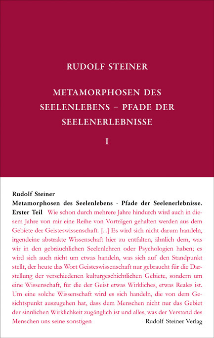 Cover: 9783727405860 | Metamorphosen des Seelenlebens. Pfade der Seelenerlebnisse. Tl.1