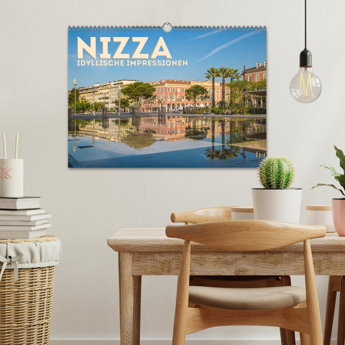 Bild: 9783435459018 | NIZZA Idyllische Impressionen (Wandkalender 2025 DIN A3 quer),...