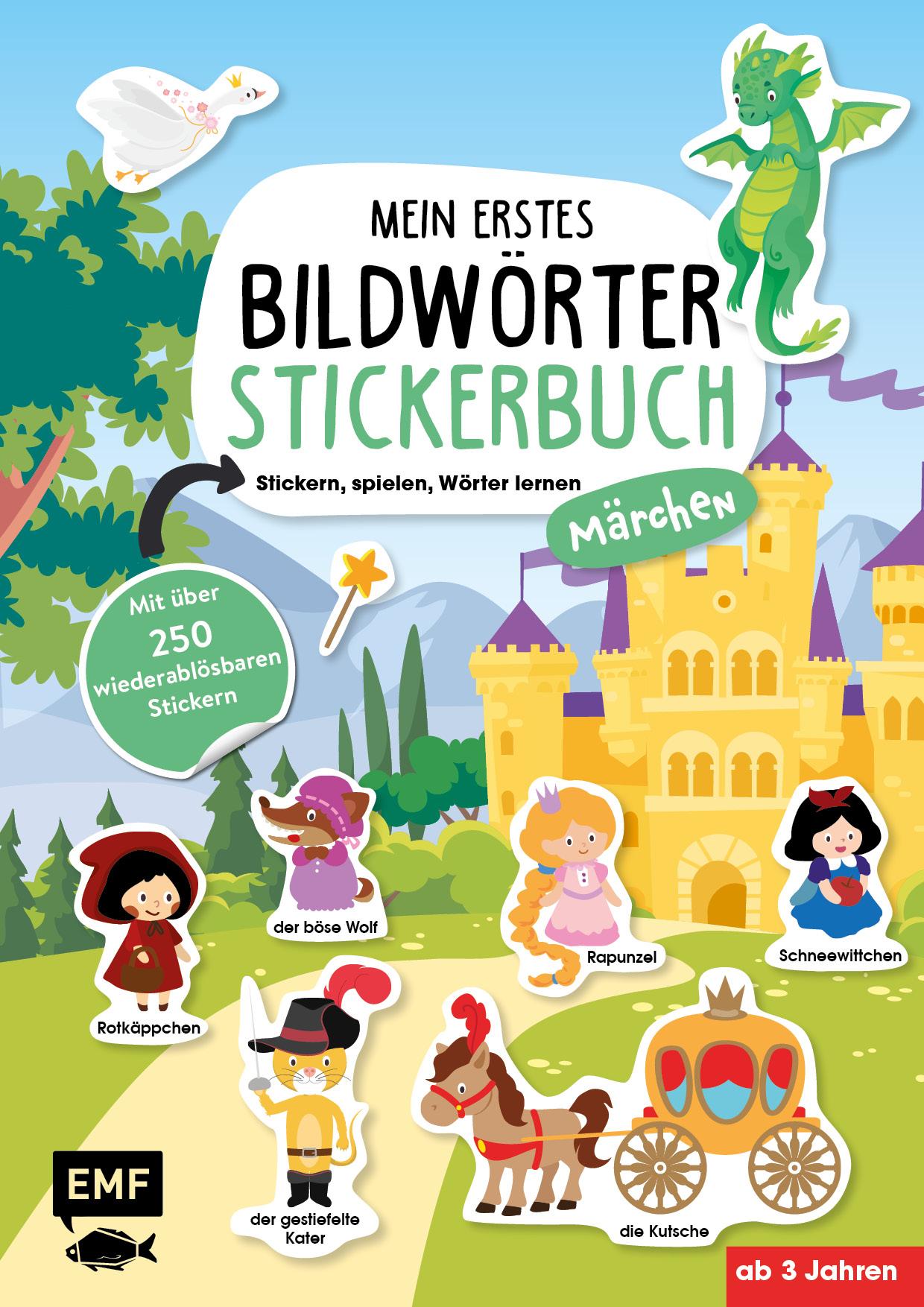 Cover: 9783745906523 | Mein erstes Bildwörter-Stickerbuch - Märchen | Taschenbuch | 36 S.