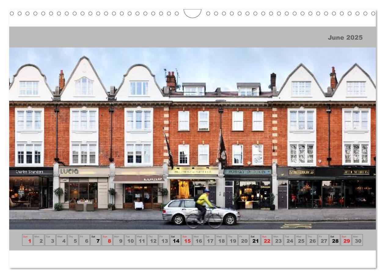 Bild: 9781325995875 | London Street Fronts 2025 / UK-Version (Wall Calendar 2025 DIN A3...