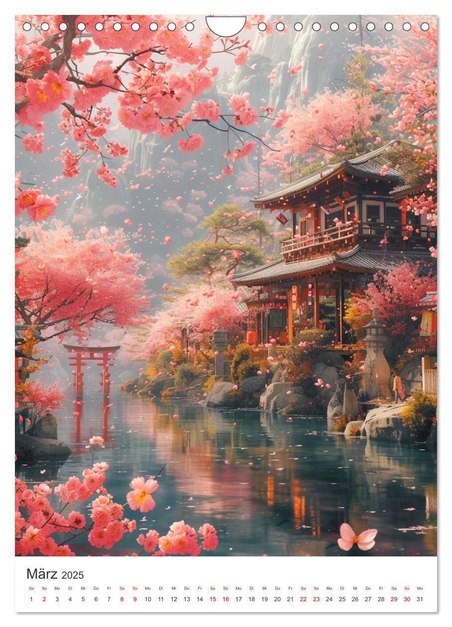 Bild: 9783383815966 | Japan. Impressionen im Aquarell-Stil (Wandkalender 2025 DIN A4...