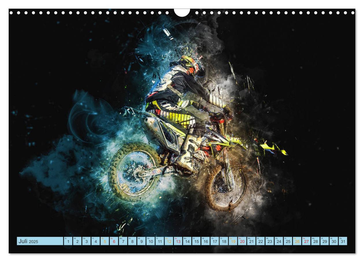 Bild: 9783435409891 | Motocross - extrem cool (Wandkalender 2025 DIN A3 quer), CALVENDO...