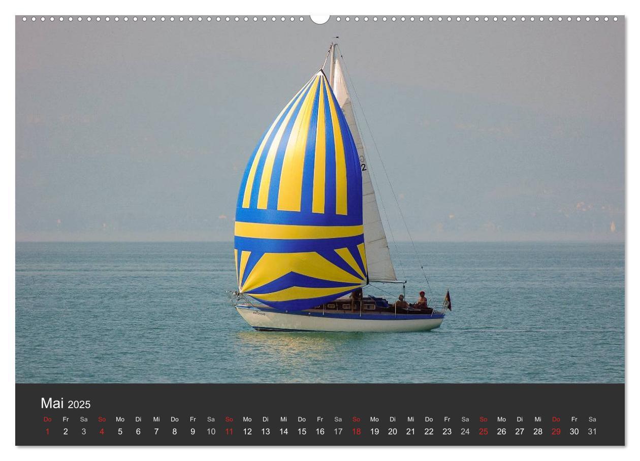 Bild: 9783435504534 | Segelboote auf dem Bodensee (Wandkalender 2025 DIN A2 quer),...