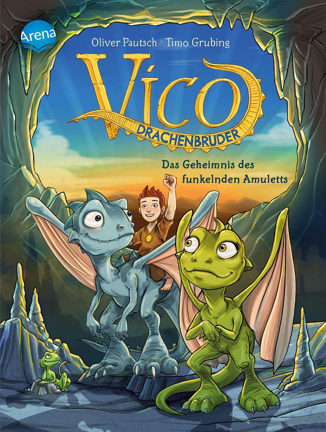 Cover: 9783401711782 | Vico Drachenbruder (1). Das Geheimnis des funkelnden Amuletts | Buch