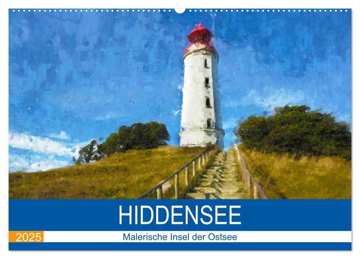 Cover: 9783435039333 | Hiddensee - Malerische Insel der Ostsee (Wandkalender 2025 DIN A2...