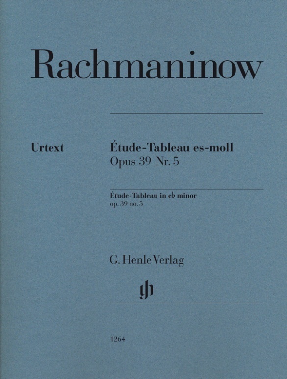 Cover: 9790201812649 | Sergej Rachmaninow - Étude-Tableau es-moll op. 39 Nr. 5 | Rachmaninow