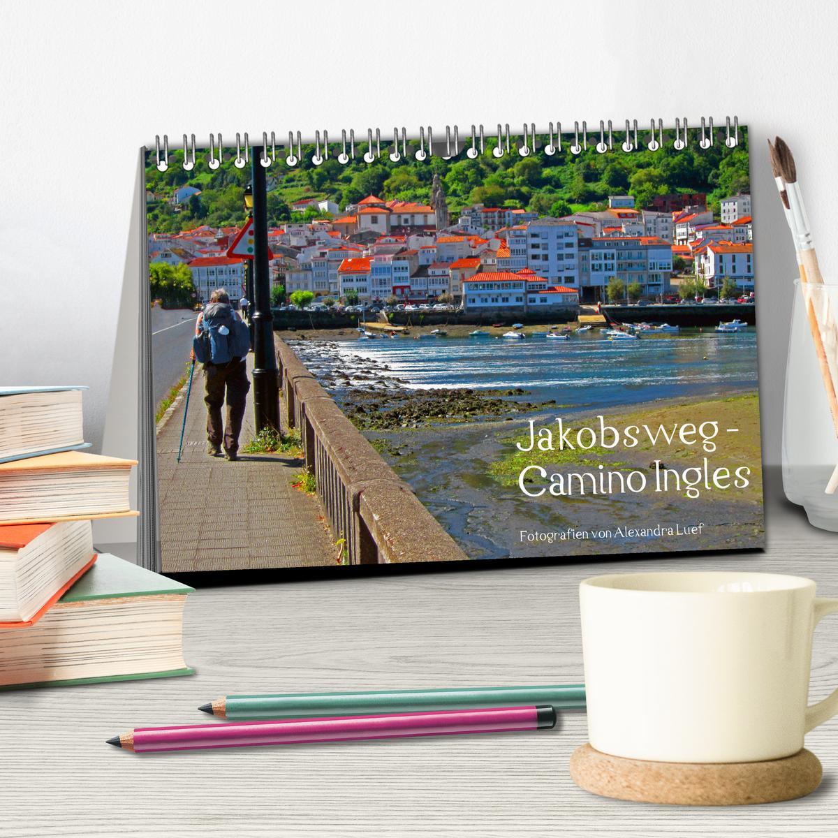 Bild: 9783435192328 | Jakobsweg - Camino Ingles (Tischkalender 2025 DIN A5 quer),...