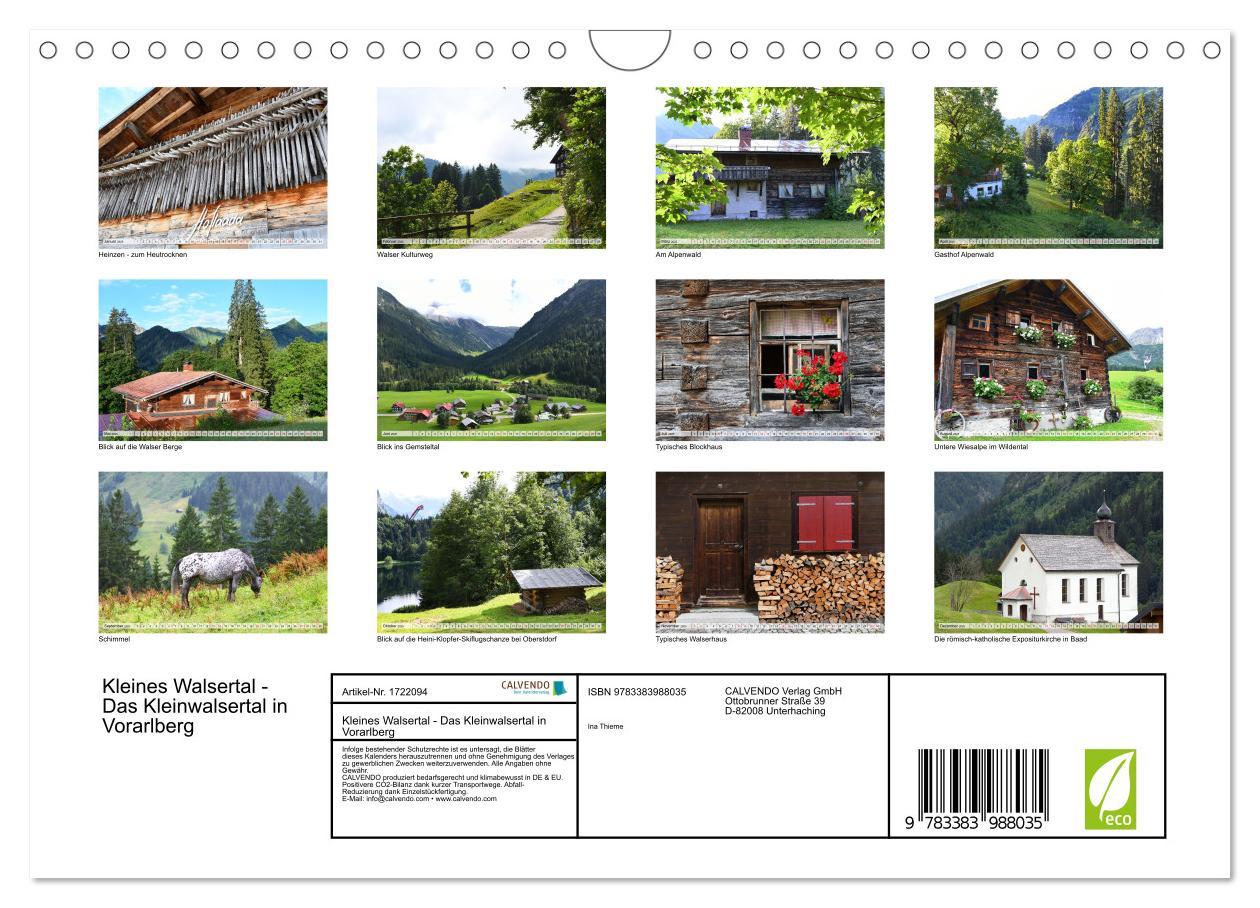 Bild: 9783383988035 | Kleines Walsertal - Das Kleinwalsertal in Vorarlberg (Wandkalender...