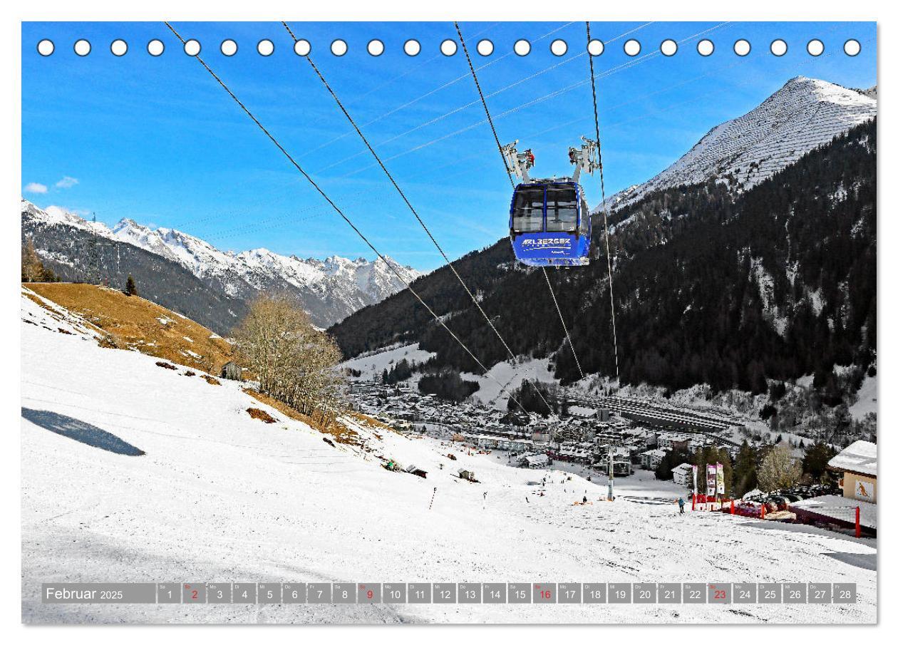 Bild: 9783435159178 | St. Anton am Arlberg (Tischkalender 2025 DIN A5 quer), CALVENDO...