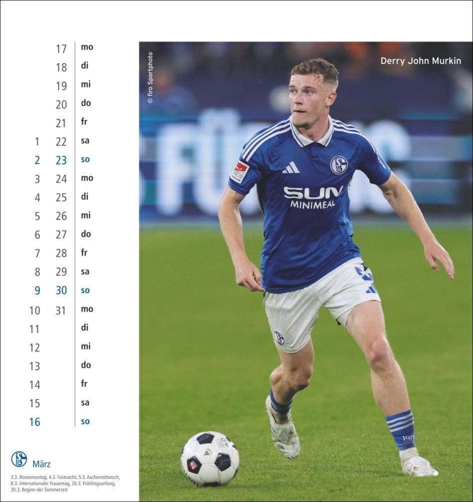 Bild: 9783756409211 | Schalke 04 Postkartenkalender 2025 | Kalender | Spiralbindung | 13 S.