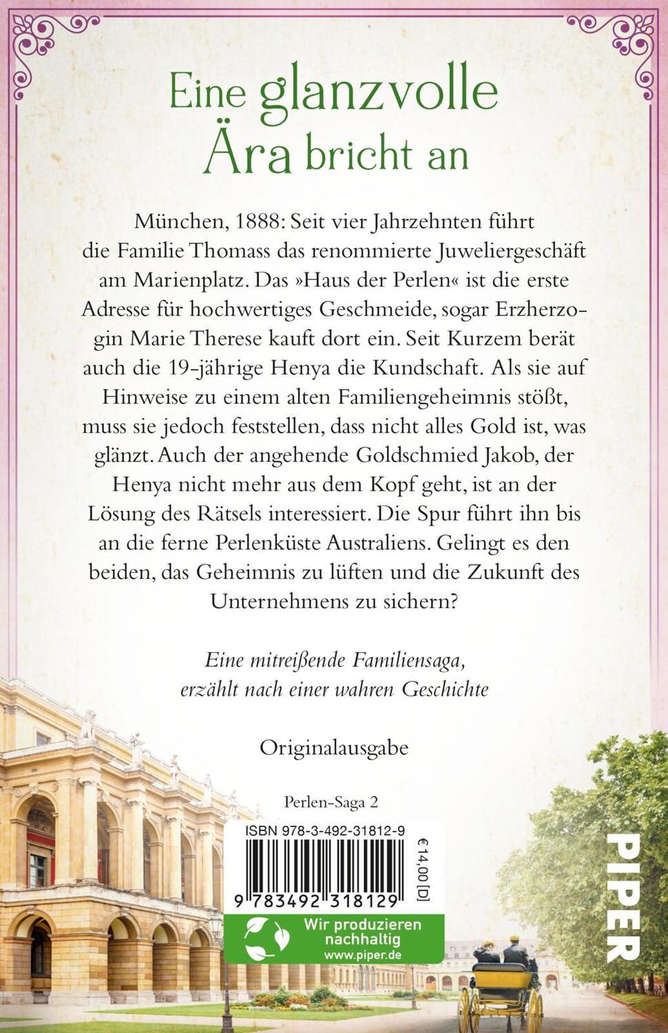 Rückseite: 9783492318129 | Das Haus der Perlen - Glanz des Glücks | Charlotte Jacobi | Buch