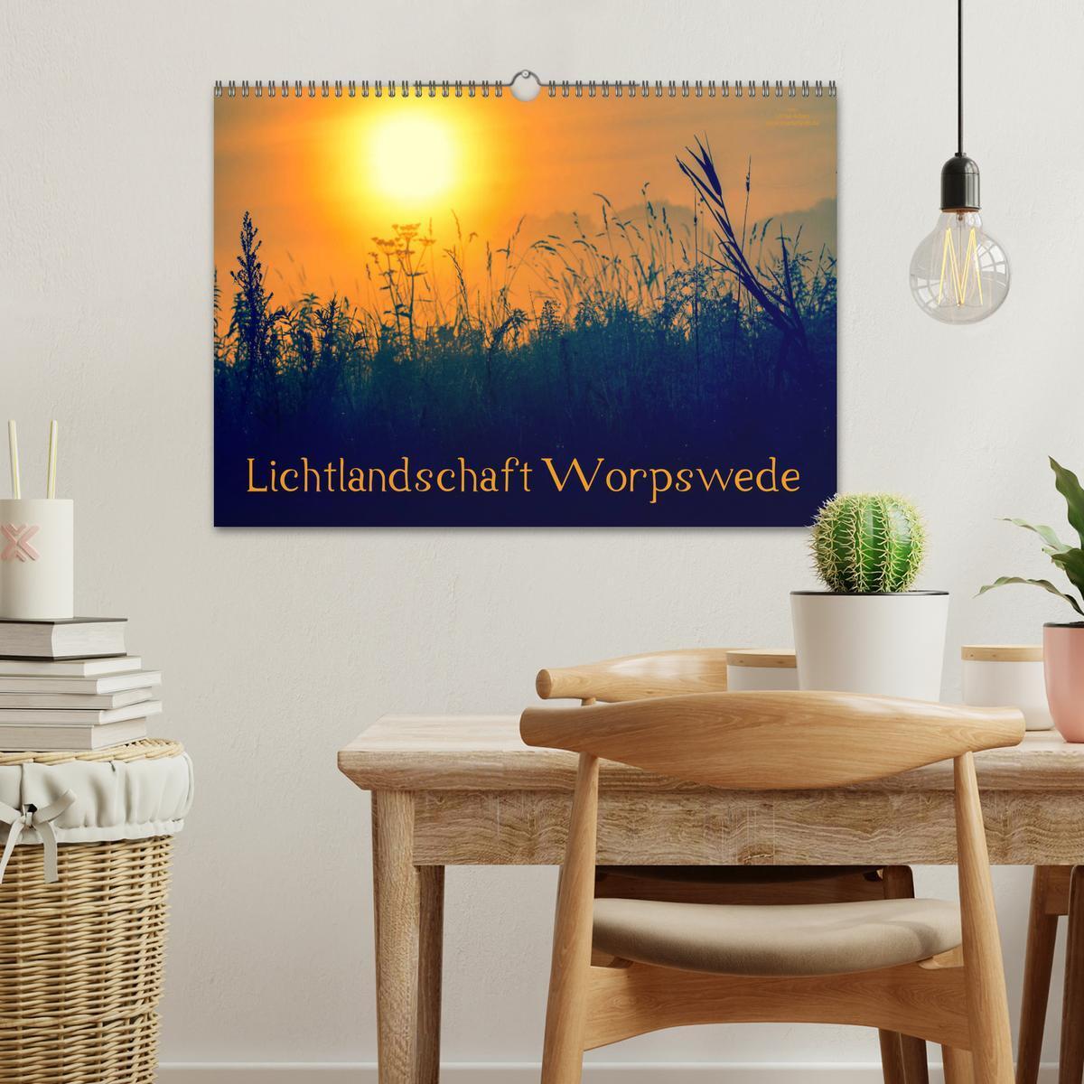 Bild: 9783435450145 | Lichtlandschaft Worpswede (Wandkalender 2025 DIN A3 quer), CALVENDO...