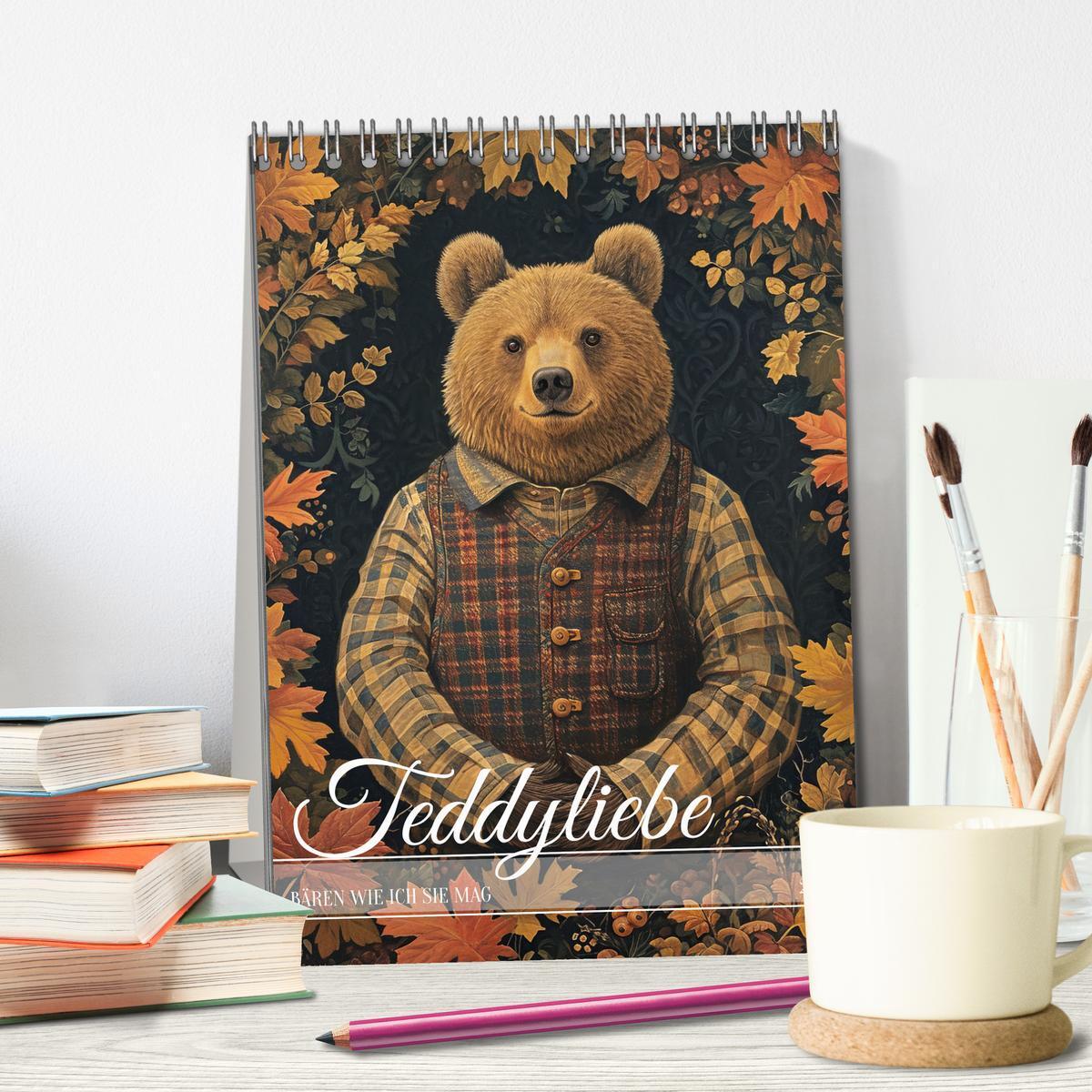 Bild: 9783383781544 | Teddyliebe Bären wie ich sie mag (Tischkalender 2025 DIN A5 hoch),...