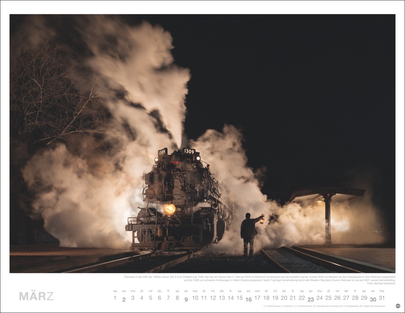 Bild: 9783756405152 | Eisenbahn Romantik Posterkalender 2025 | Georg Wagner | Kalender