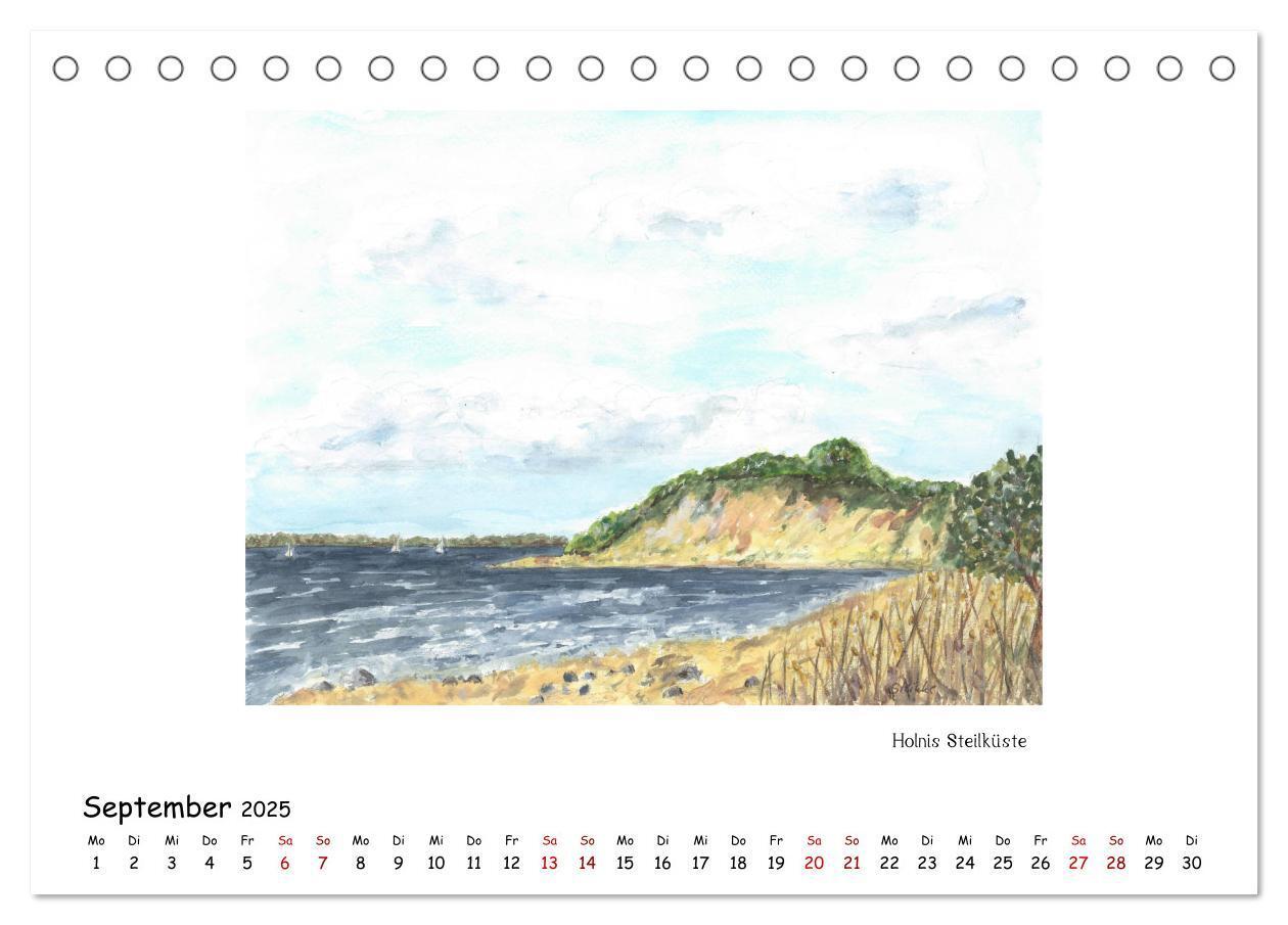 Bild: 9783435324521 | Die Flensburger Förde (Tischkalender 2025 DIN A5 quer), CALVENDO...