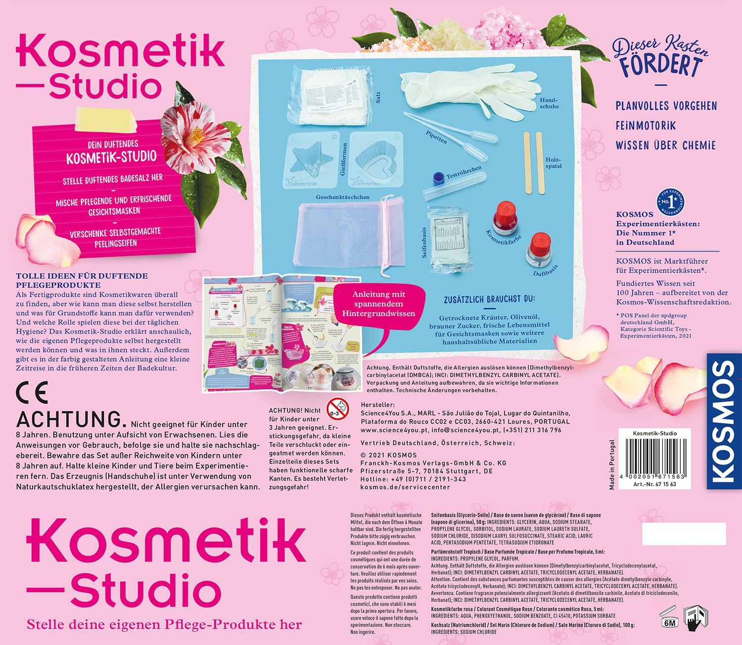 Bild: 4002051671563 | Kosmetik-Studio | Experimentierkasten | Spiel | 671563 | Deutsch