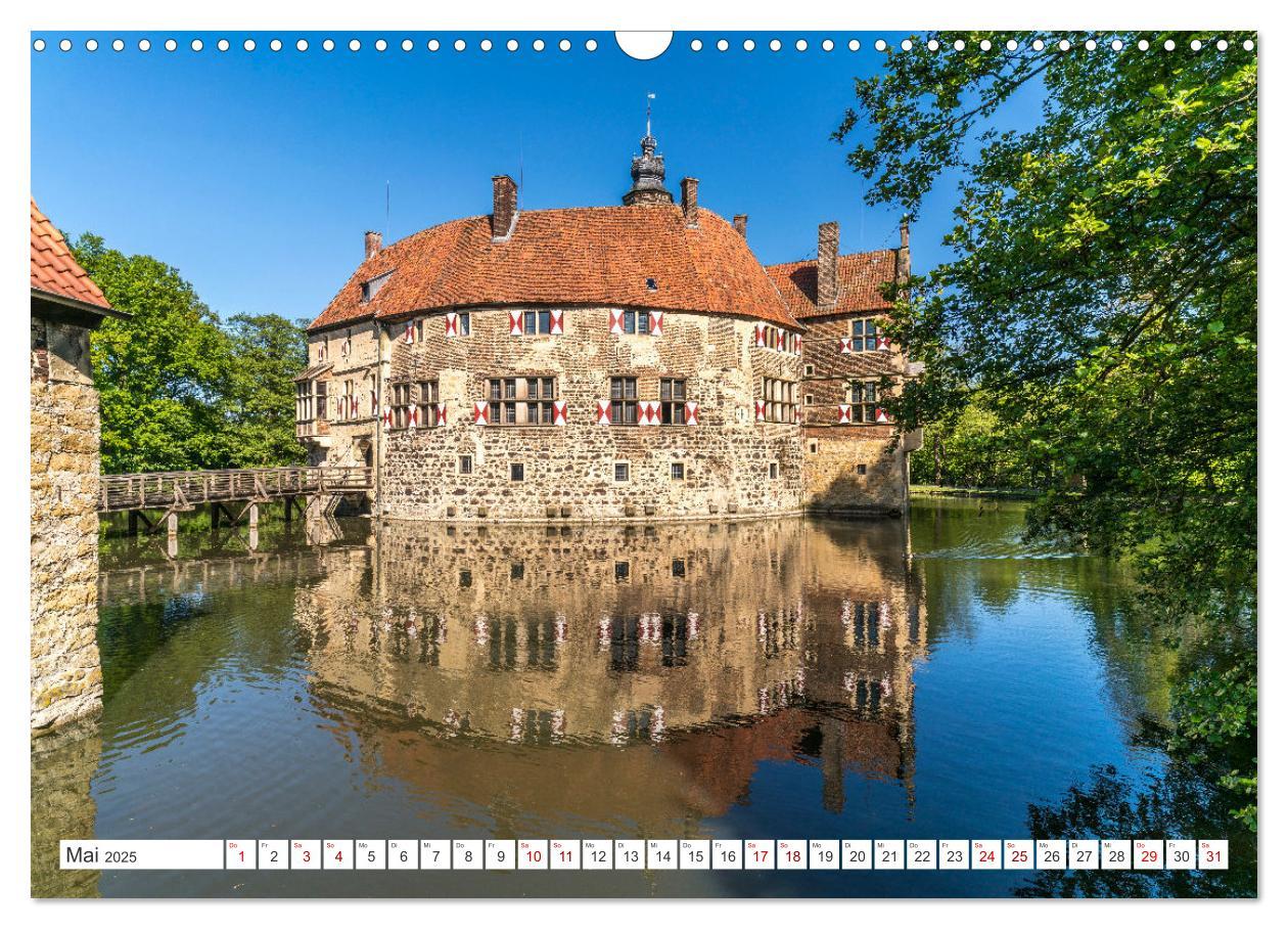 Bild: 9783435086122 | Wasserschlösser im Münsterland (Wandkalender 2025 DIN A3 quer),...