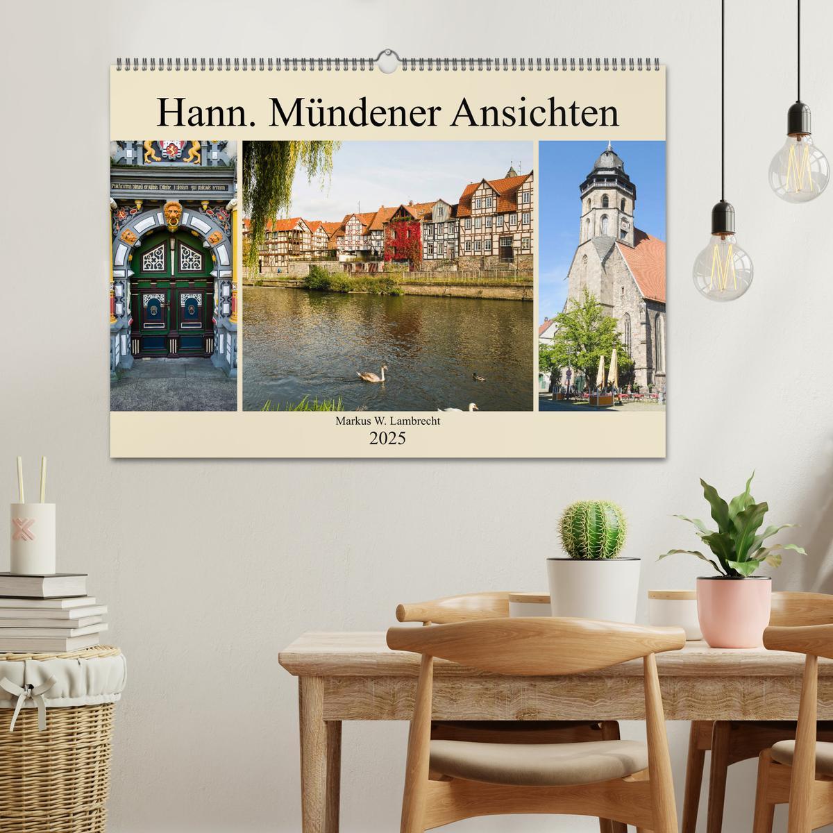 Bild: 9783435390199 | Hann. Mündener Ansichten (Wandkalender 2025 DIN A2 quer), CALVENDO...