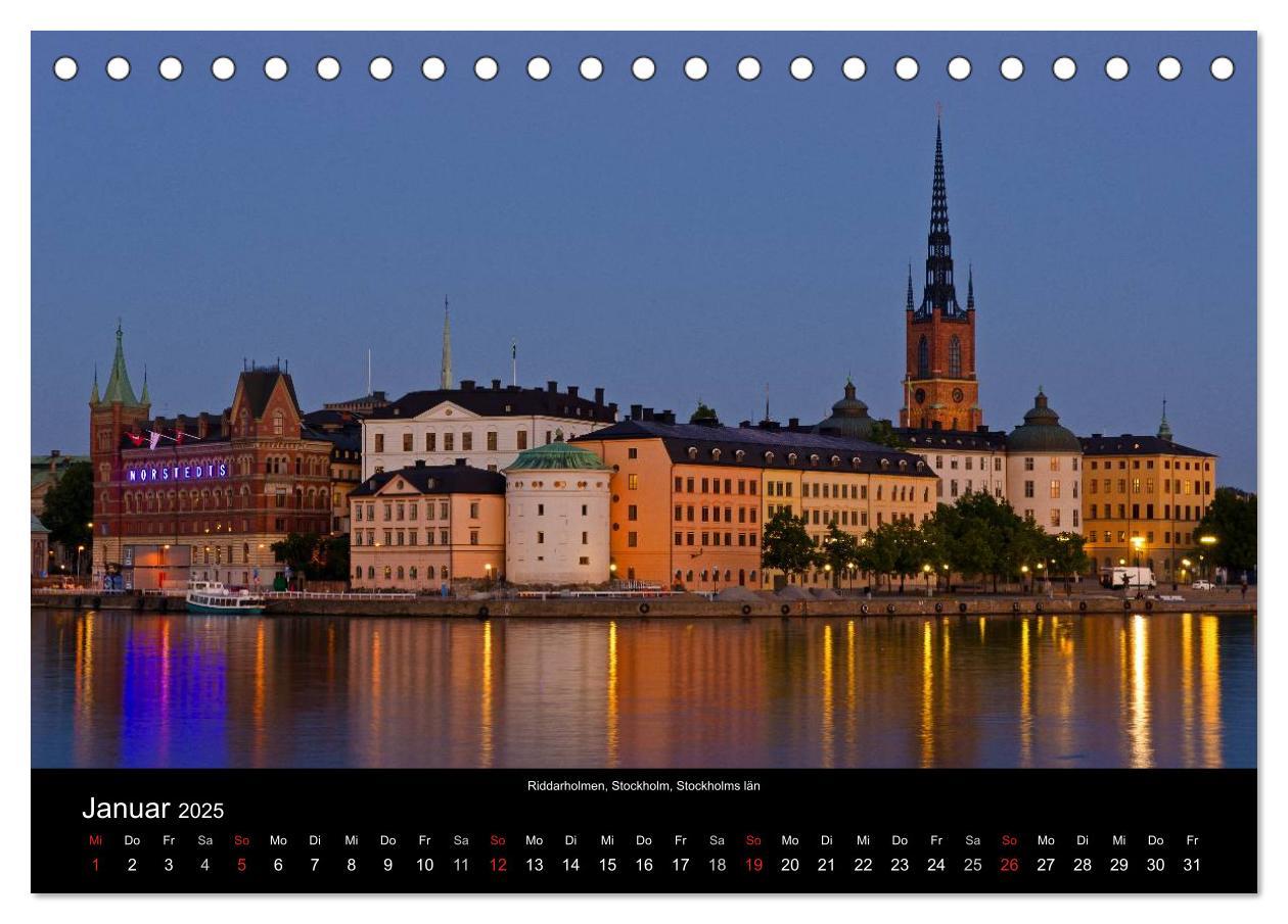 Bild: 9783435563845 | Südschweden (Tischkalender 2025 DIN A5 quer), CALVENDO Monatskalender