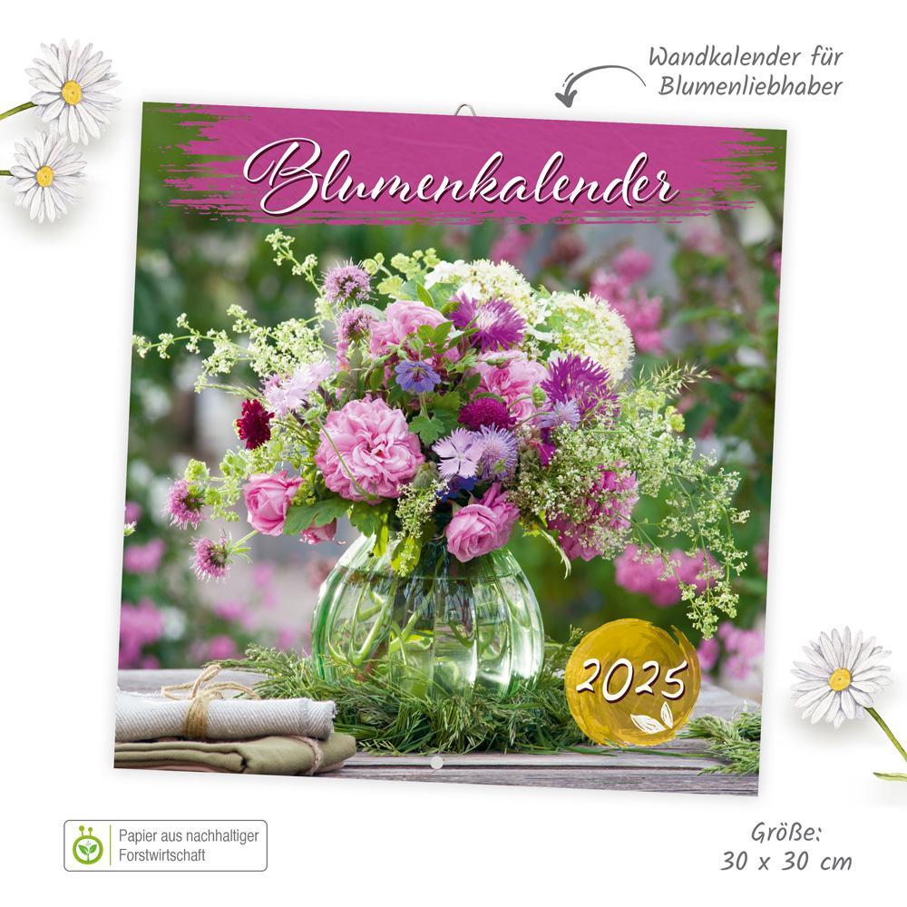 Bild: 9783988021861 | Trötsch Broschürenkalender Blumenkalender 2025 | Wandplaner | KG