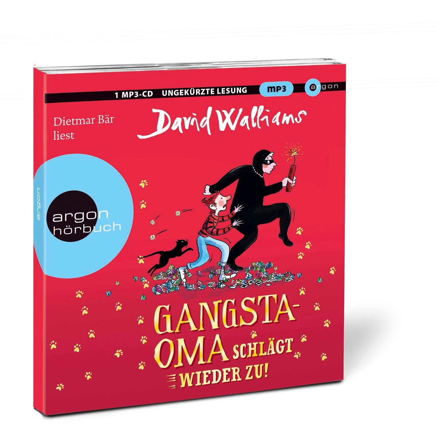 Bild: 9783839842935 | Gangsta-Oma schlägt wieder zu! | David Walliams | MP3 | Bens Abenteuer