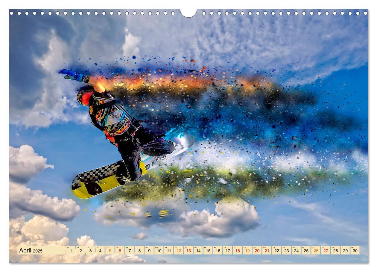 Bild: 9783435107544 | Sport Explosion (Wandkalender 2025 DIN A3 quer), CALVENDO...