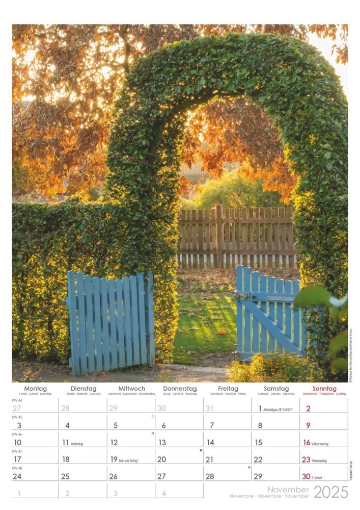 Bild: 4251732342036 | Landhaus 2025 - Bildkalender A3 (29,7x42 cm) - Country House - mit...