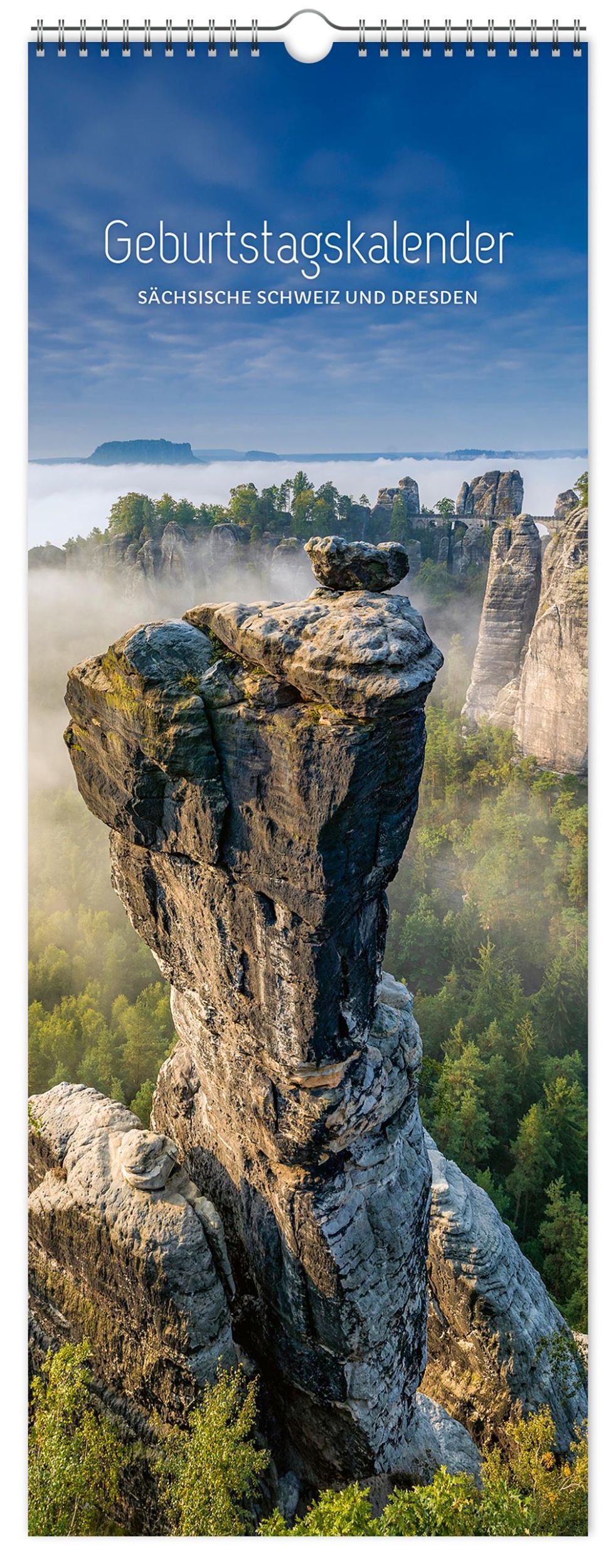 Cover: 9783910680456 | Geburtstagskalender Dresden und Sächsische Schweiz | K4 Verlag (u. a.)