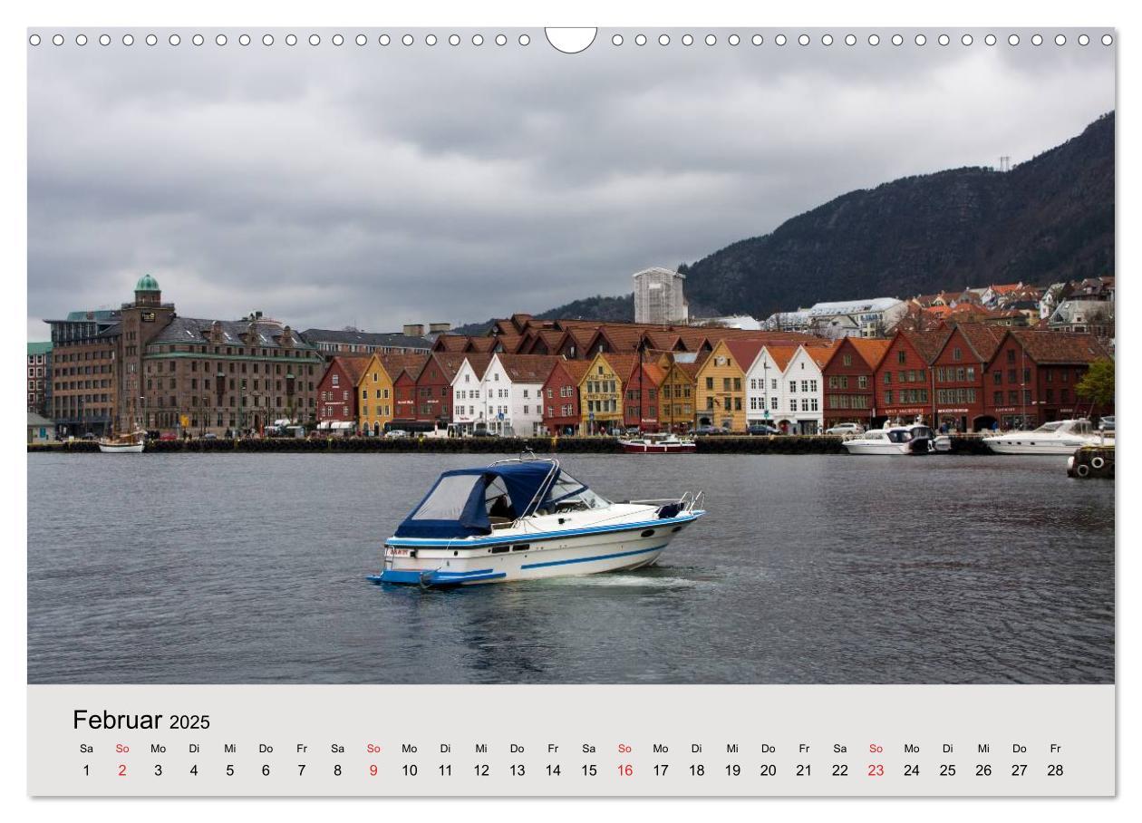 Bild: 9783435792597 | Mit den Hurtigruten unterwegs (Wandkalender 2025 DIN A3 quer),...