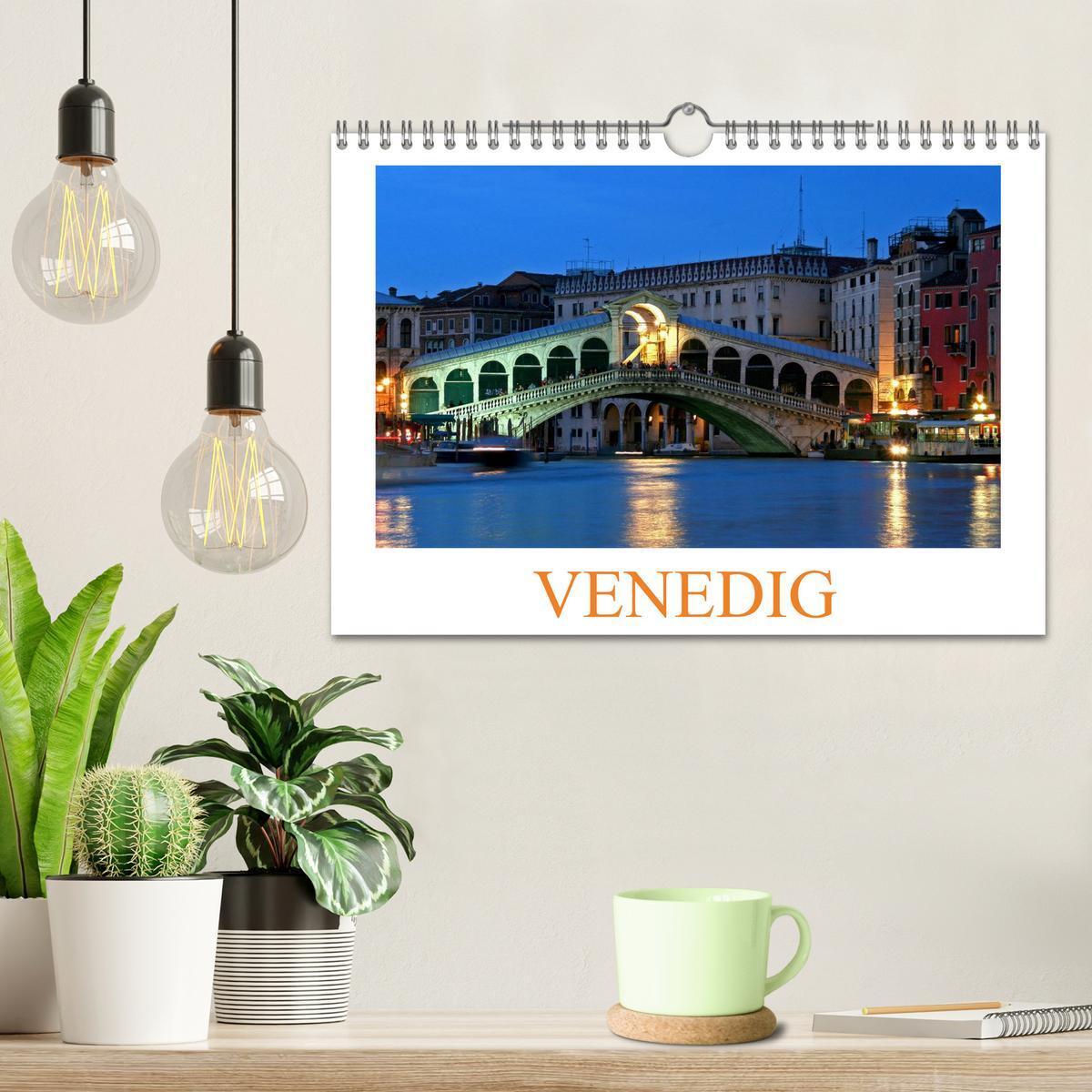 Bild: 9783435820450 | Venedig (Wandkalender 2025 DIN A4 quer), CALVENDO Monatskalender