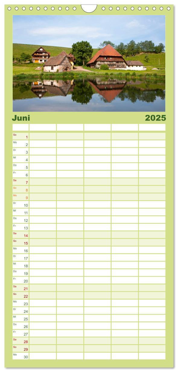 Bild: 9783457113271 | Familienplaner 2025 - Schwarzwald 2025 mit 5 Spalten (Wandkalender,...