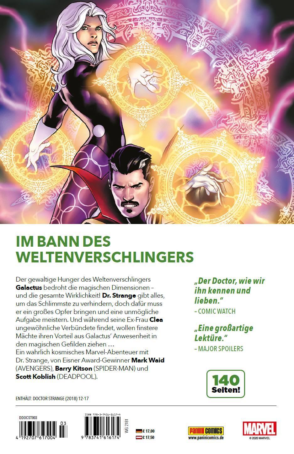 Rückseite: 9783741616174 | Doctor Strange - Neustart | Bd. 3: Der oberste Herold | Waid (u. a.)