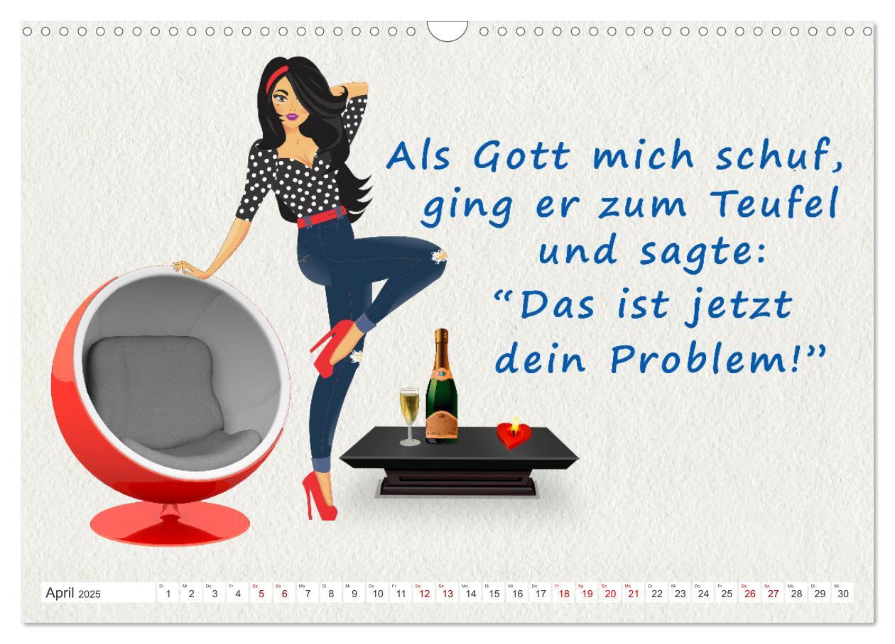 Bild: 9783383927584 | Frech aber ehrlich (Wandkalender 2025 DIN A3 quer), CALVENDO...