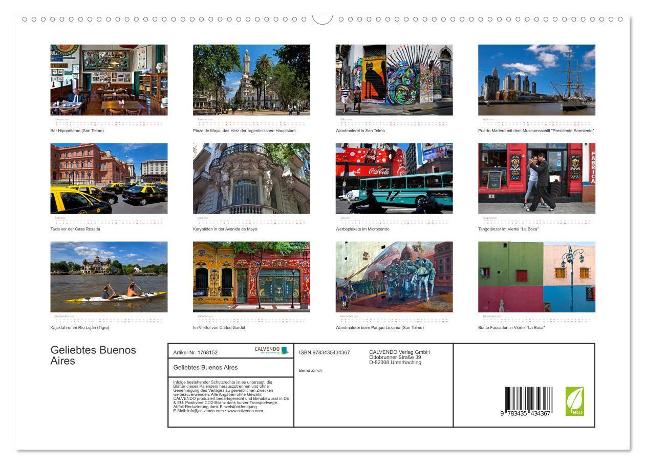 Bild: 9783435434367 | Geliebtes Buenos Aires (hochwertiger Premium Wandkalender 2025 DIN...