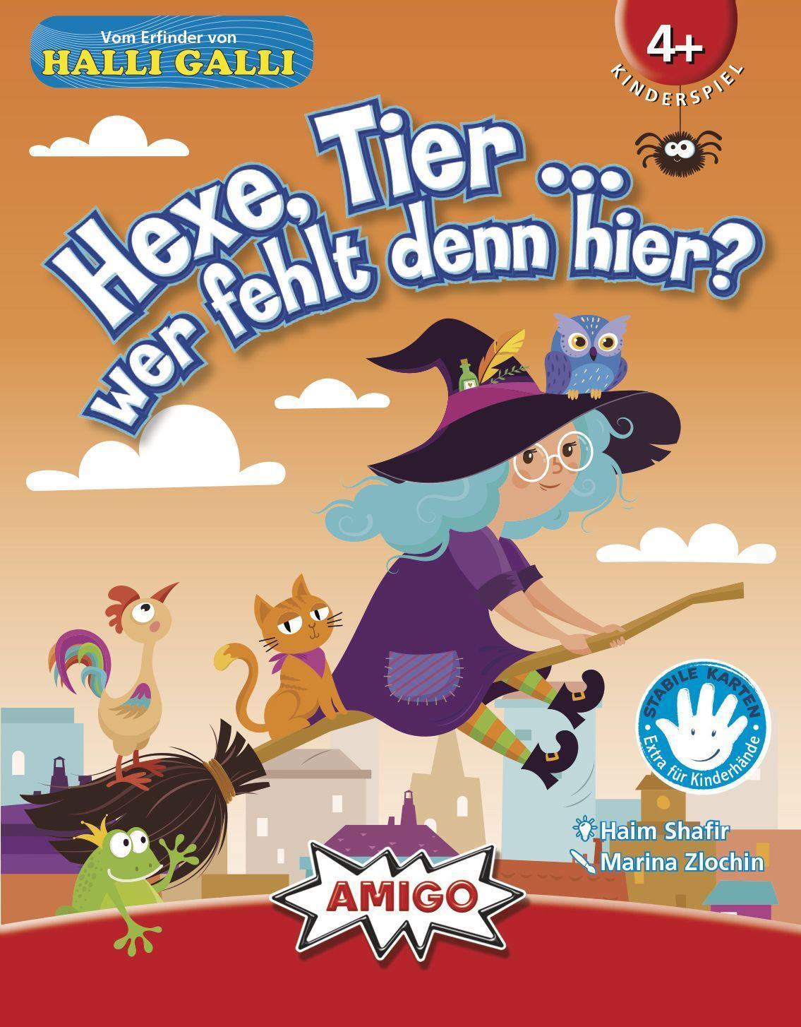 Cover: 4007396019094 | Hexe, Tier ... wer fehlt denn hier? | AMIGO - Kinderspiel | Shafir