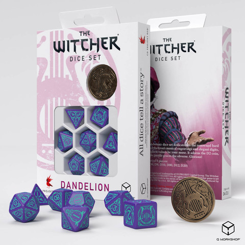 Cover: 5907699496112 | The Witcher Dice Set. Dandelion - Half a Century of Poetry | QWOWDA3S