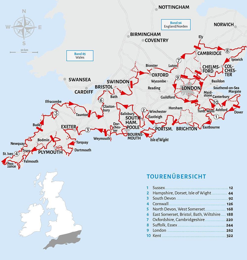 Bild: 9783869038926 | Entdeckertouren mit dem Wohnmobil England | Der Süden | Taschenbuch