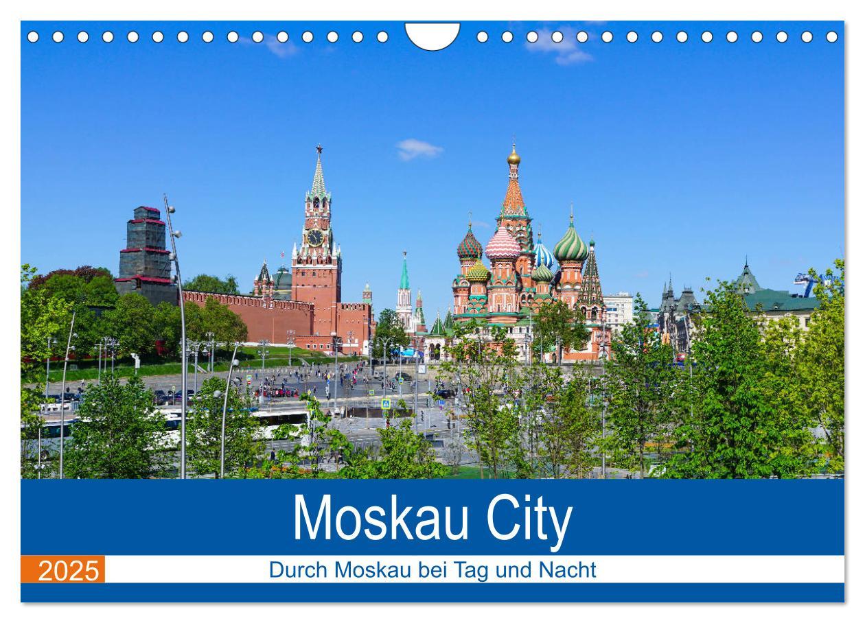 Cover: 9783435320448 | Moskau City (Wandkalender 2025 DIN A4 quer), CALVENDO Monatskalender