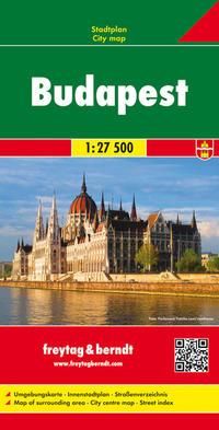 Cover: 9783850841238 | Budapest Stadtplan 1 : 27 500 | (Land-)Karte | Deutsch | 2018