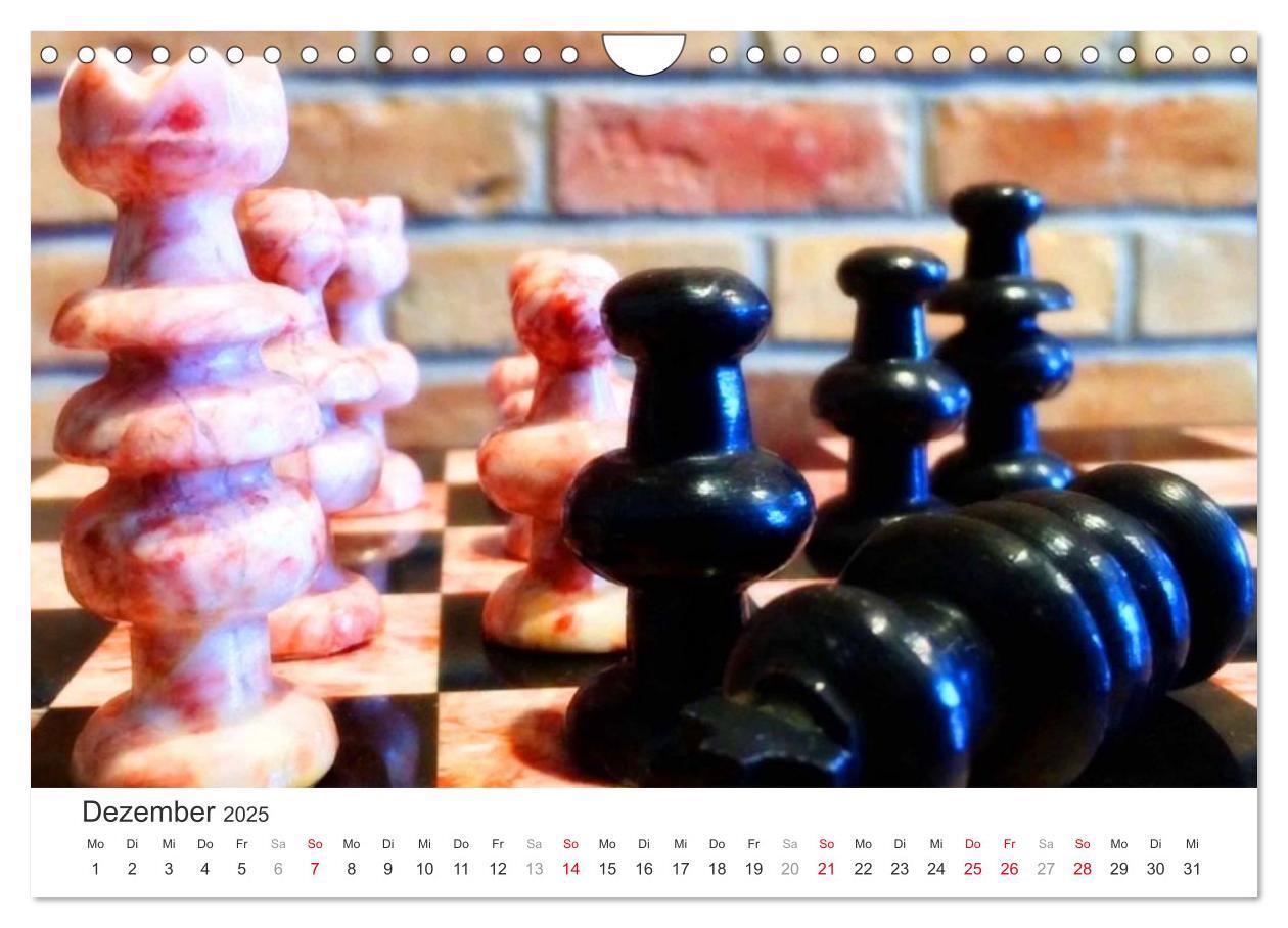 Bild: 9783435489879 | Schach 2025. Impressionen von Figuren und Spielen (Wandkalender...