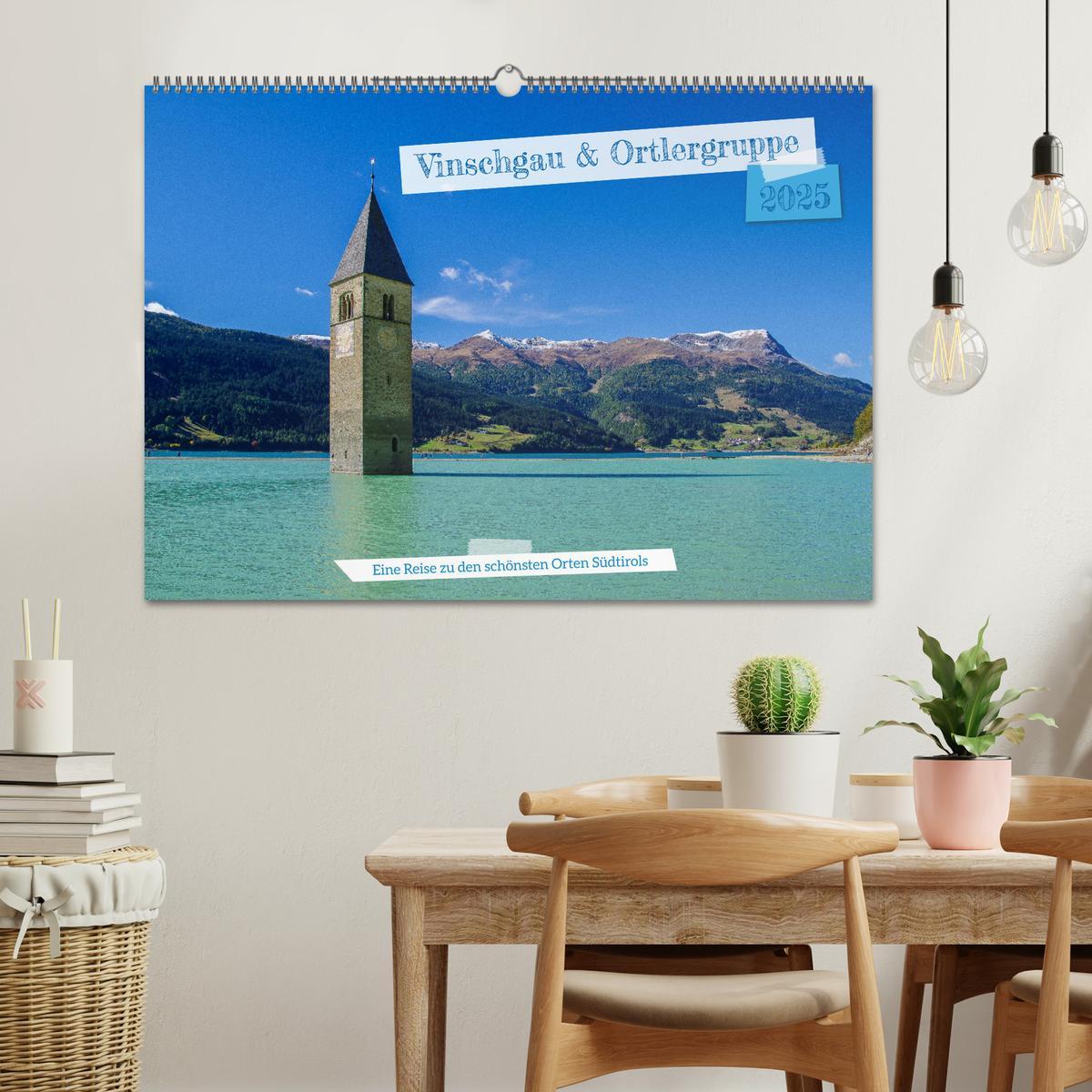 Bild: 9783383931550 | Vinschgau &amp; Ortleralpen (Wandkalender 2025 DIN A2 quer), CALVENDO...