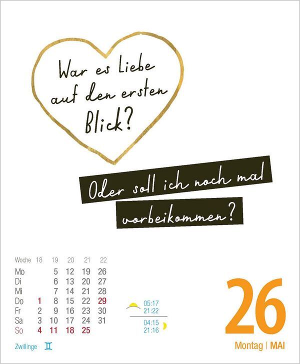 Bild: 9783731877455 | Visual Words 2025 | TypoArt Tages-Abreisskalender | Korsch Verlag